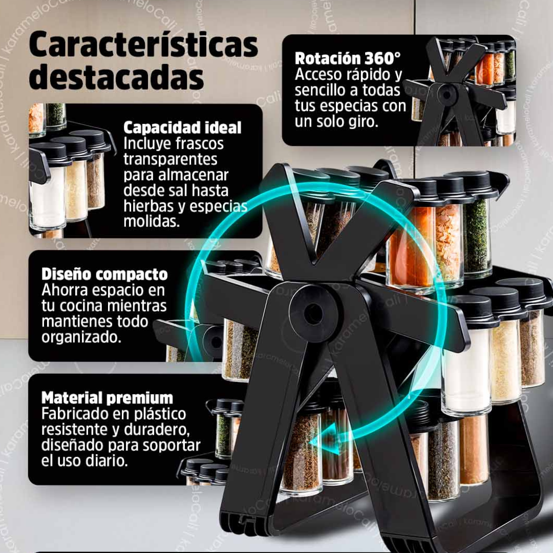 Condimentero Giratorio 360