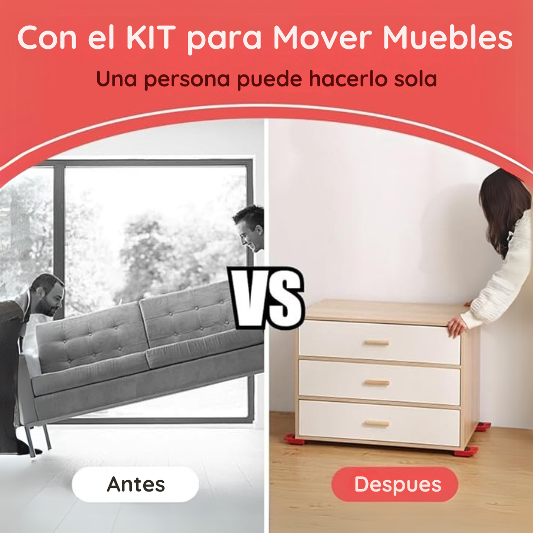 KIT PARA MOVER MUEBLES
