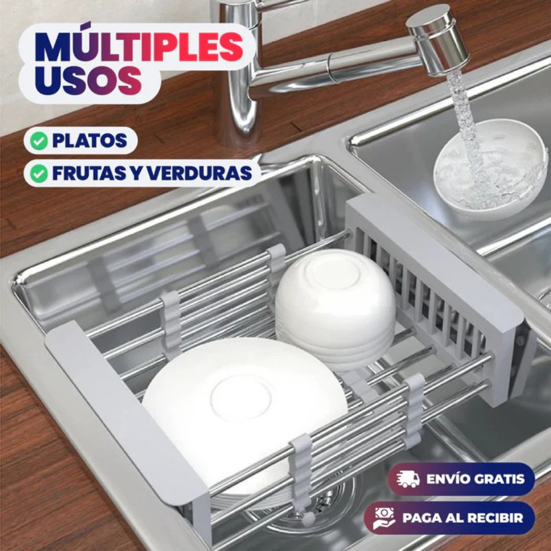 Escurridor Ajustable para Lavaplatos