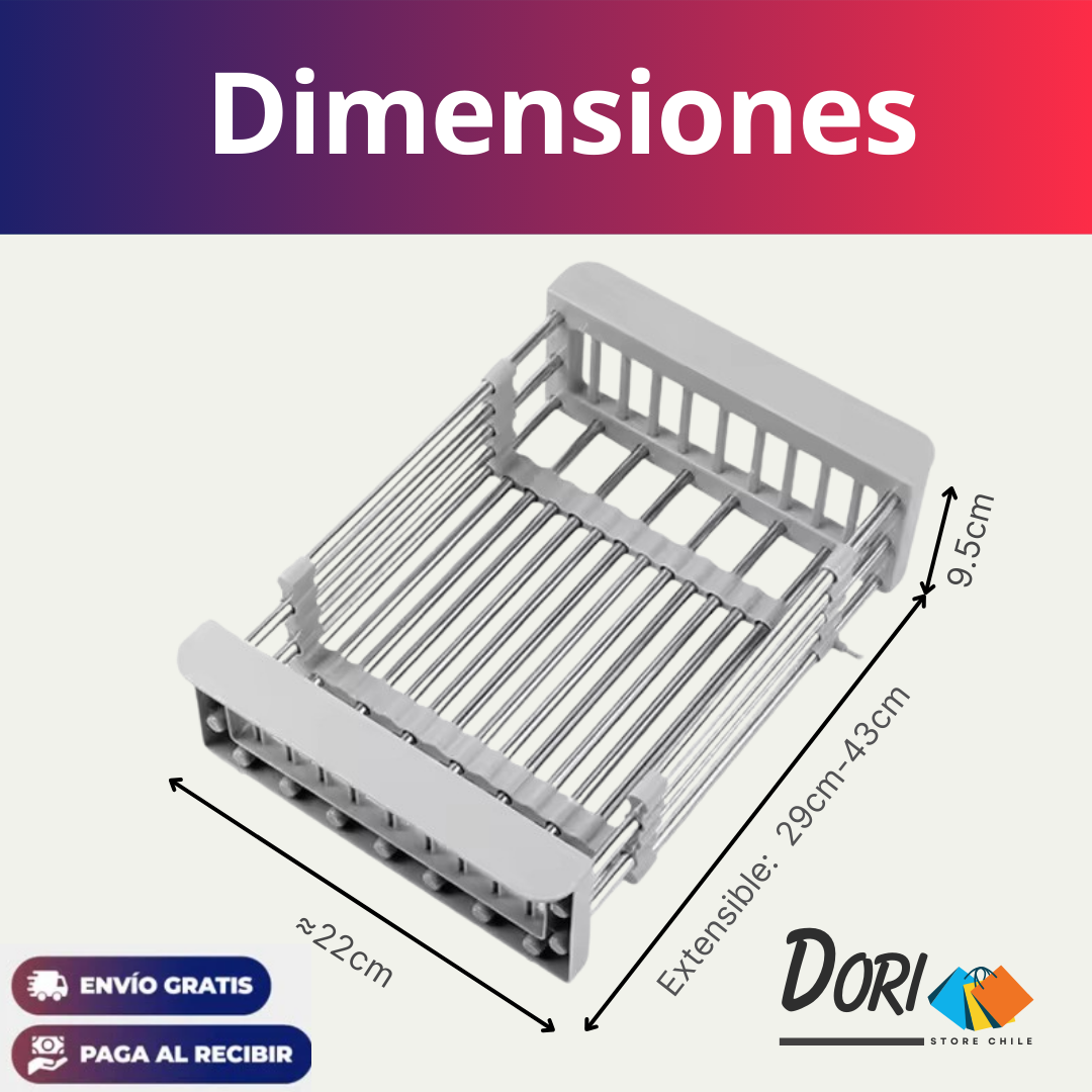 Escurridor Ajustable para Lavaplatos