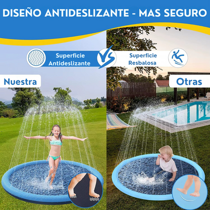 Piscina y Rociador para mascotas