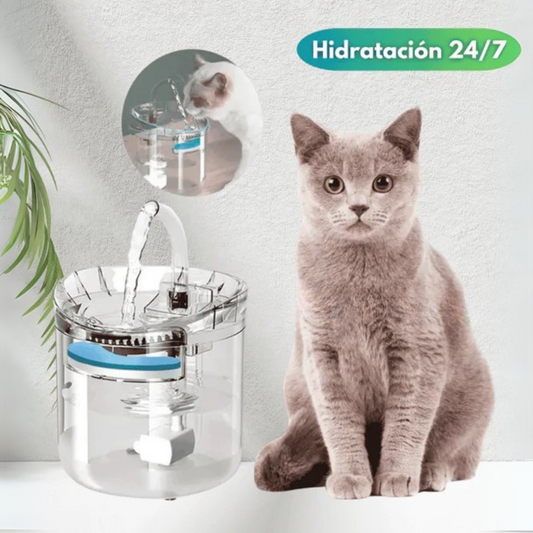 Fuente de Agua para Gatos y mascotas